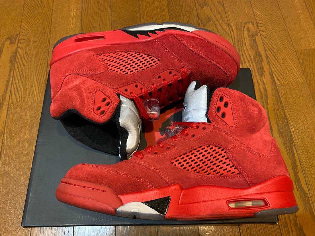 Nike Air Jordan 5 Ratro "Red Suede"
