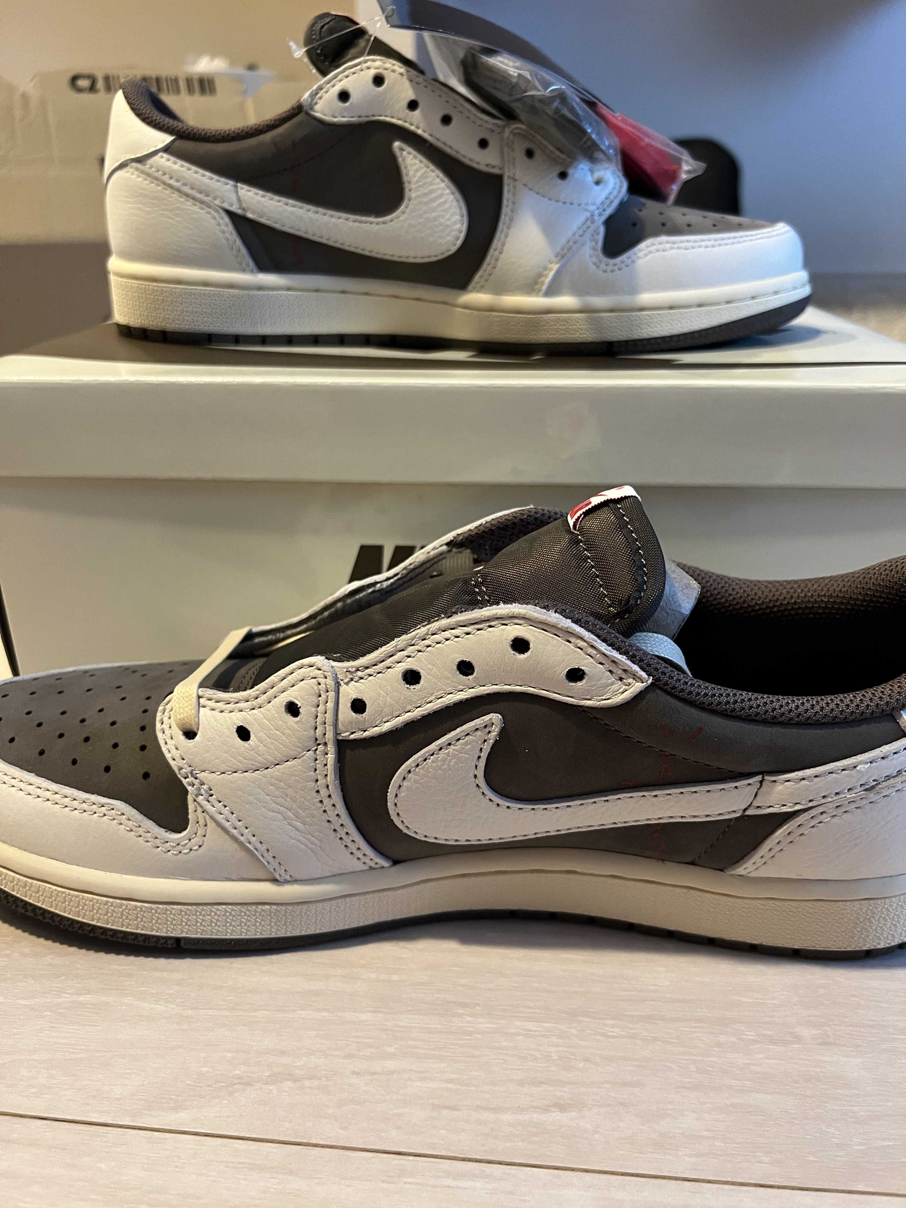 Travis Scott × Nike Air Jordan 1 Low OG SP "Reverse Mocha/Sail and Ridgerock"