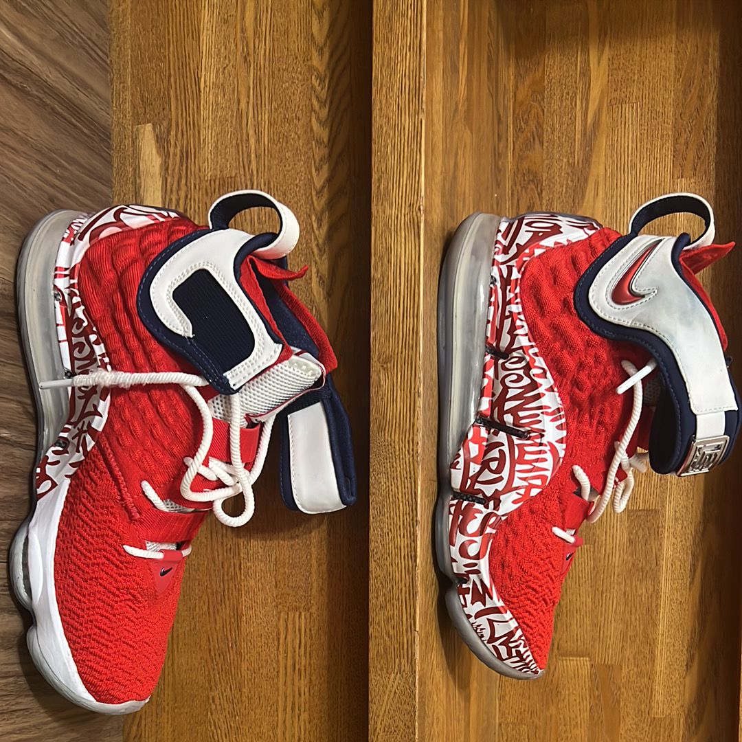 Nike Lebron 17 "Graffiti Remix Red"