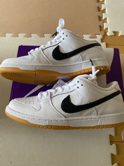 Nike SB Dunk Low Pro "White/Black-White-Gum Light Brown"