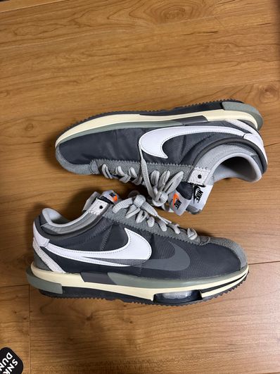 sacai × Nike Zoom Cortez "Iron Grey"