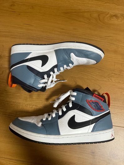 FACETASM × Nike Air Jordan 1 Mid "White/Navy"