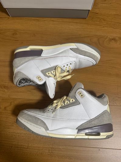 A Ma Maniere × Nike Women's Air Jordan 3 Retro SP "White/Medium Grey Violet Ore"