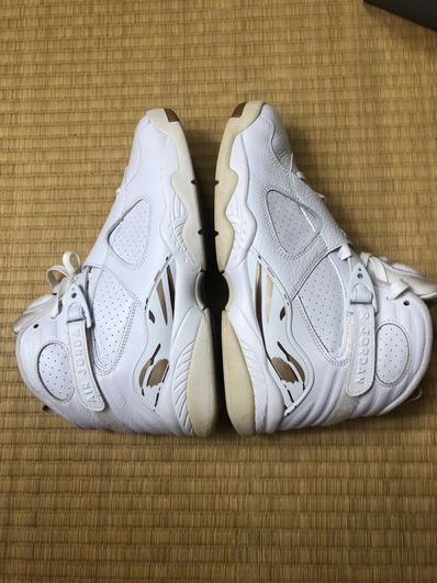 Air jordan sales 8 ovo white