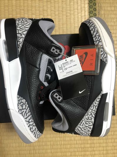 Nike Air Jordan 3 Retro OG "Black Cement" (2018)