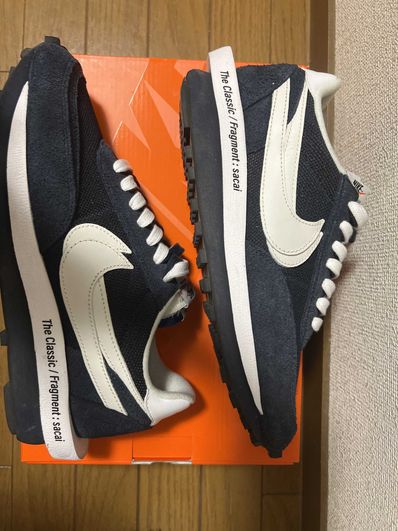 Fragment × sacai × Nike LD Waffle "Blackended Blue"