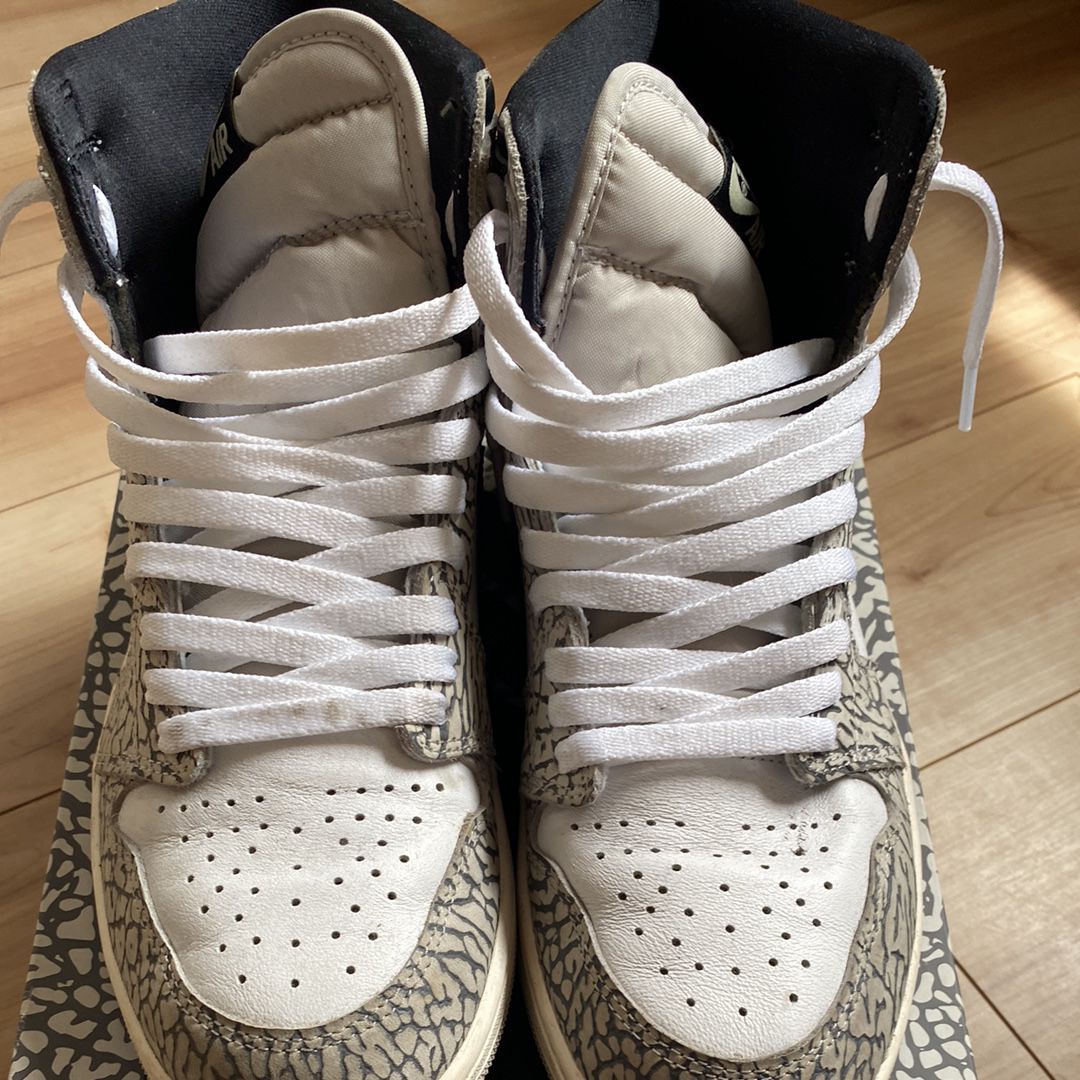 Nike Air Jordan 1 High OG "White Cement/Safari"