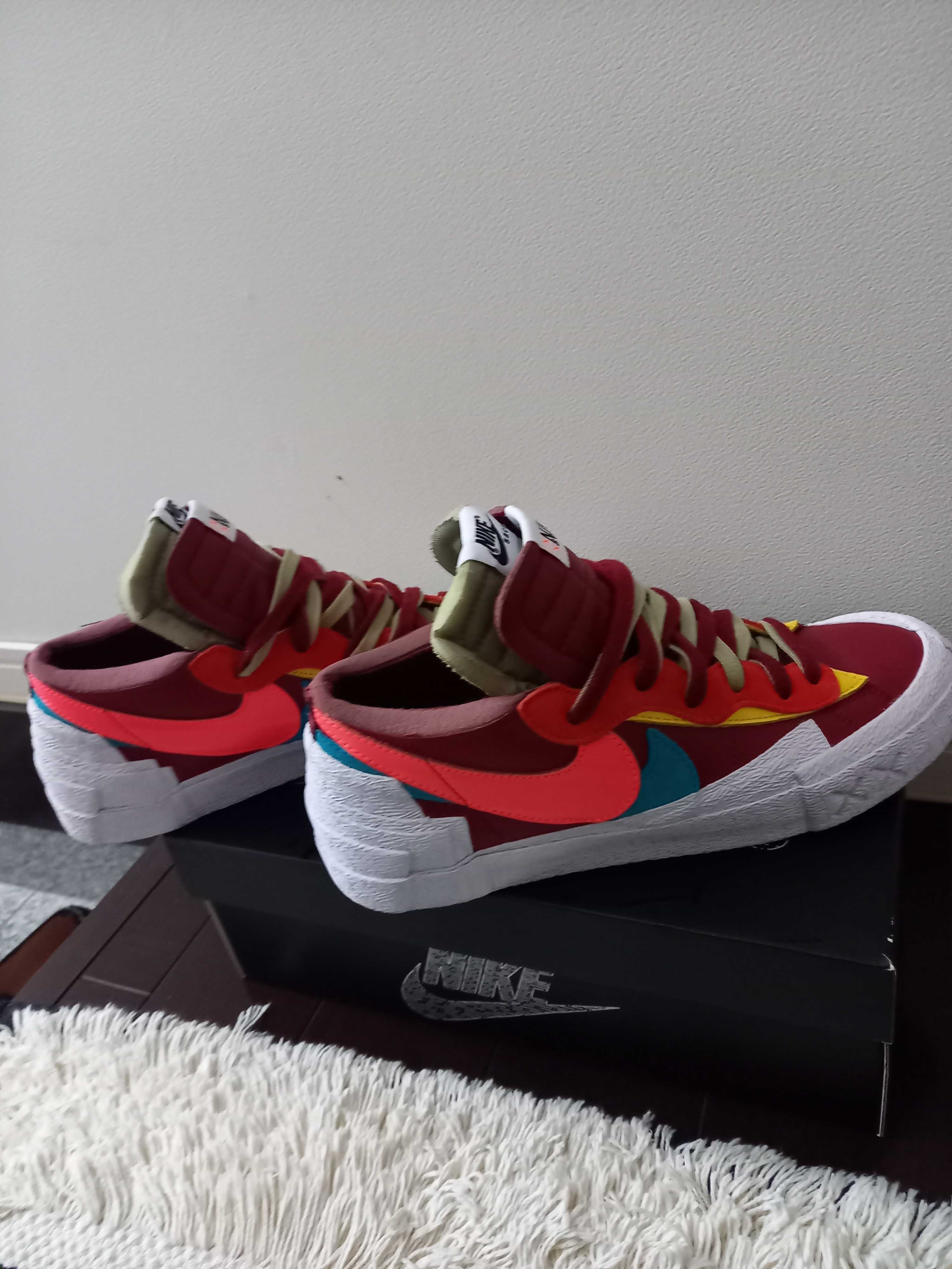 KAWS × sacai × Nike Blazer Low "Team Red"