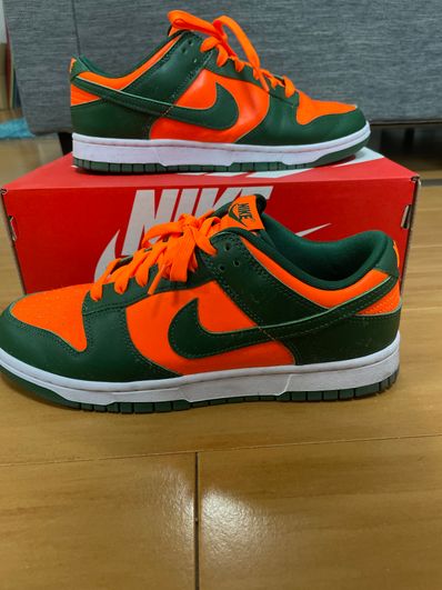 当社の NIKE ダンク パンダ 節分 ゴージグリーントータルオレンジ 3足