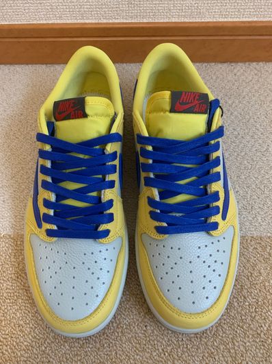 Travis Scott × Nike Women's Air Jordan 1 Retro Low OG "Canary"