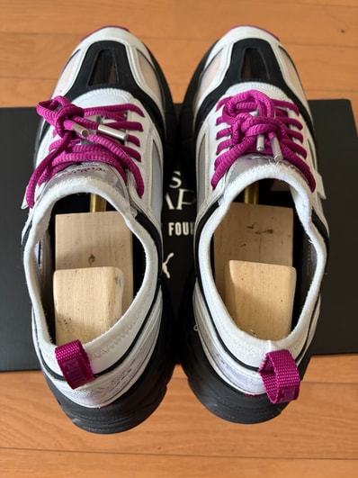 MÁS TIEMPO × Puma Velophasis OP1 "Feather Gray/Puma Black/Magenta Gleam"