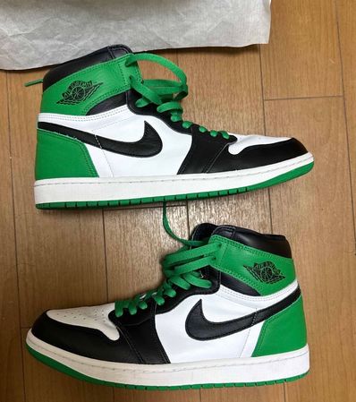Nike Air Jordan 1 Retro High OG "Celtics/Black and Lucky Green" (2023)