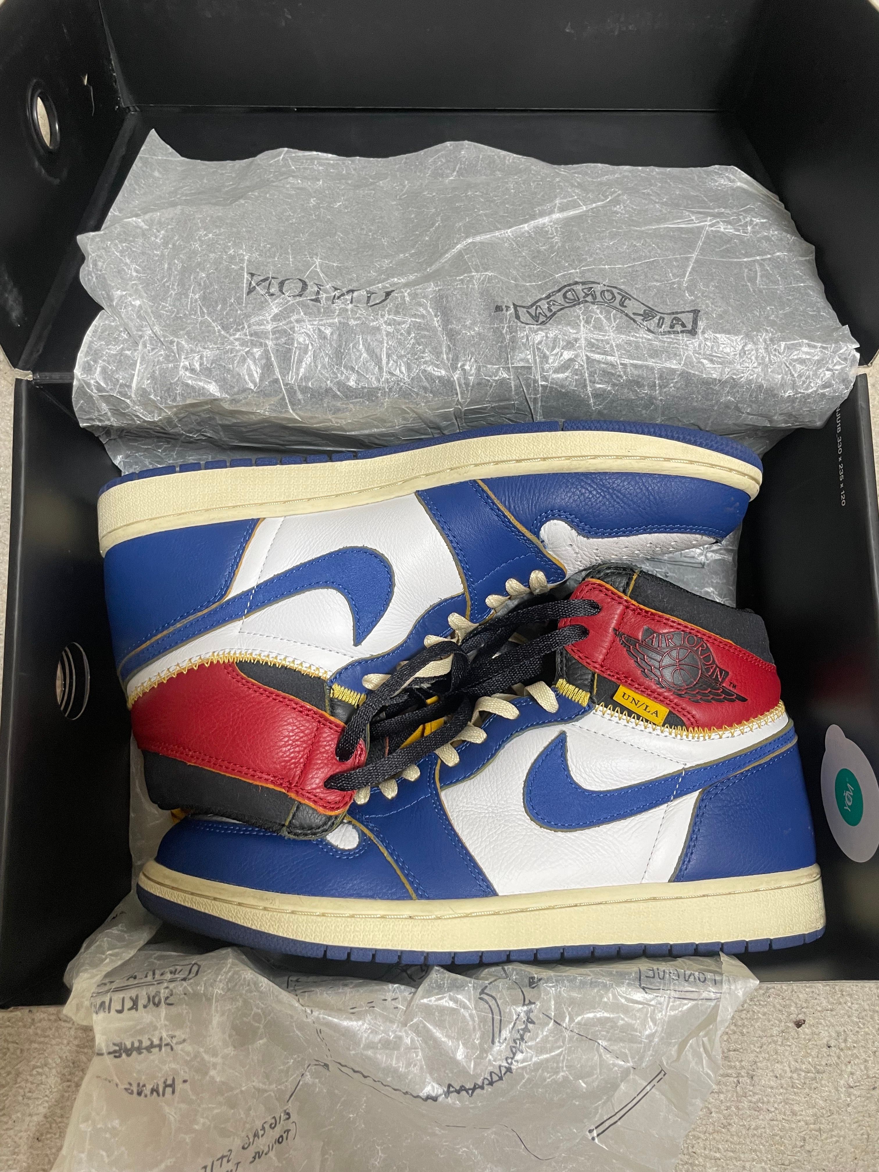 Union × Nike Air Jordan 1 Retro High OG NRG "Storm Blue/Varsity Red"