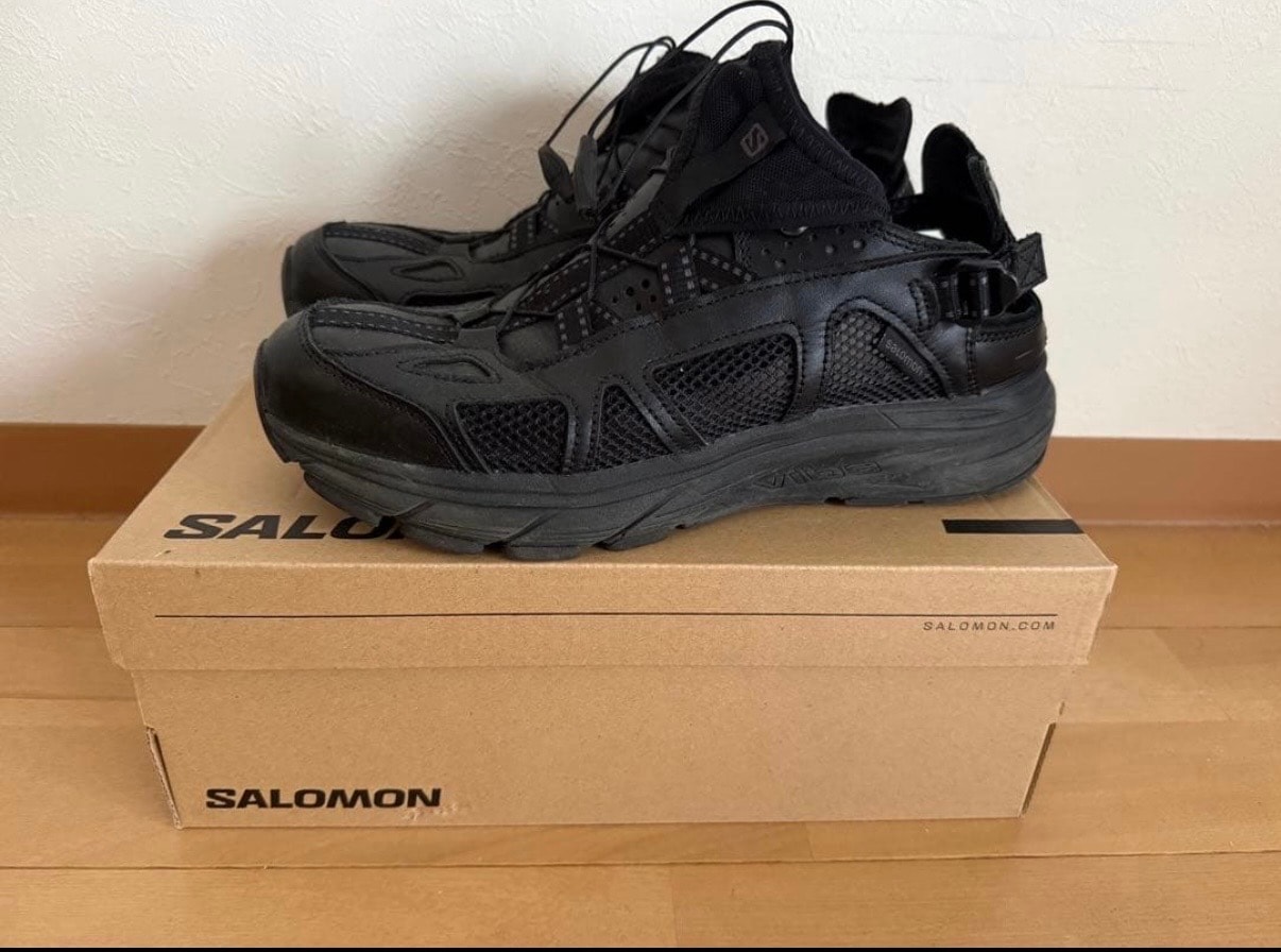サロモン テックソニック レザー アドバンス "ブラック"