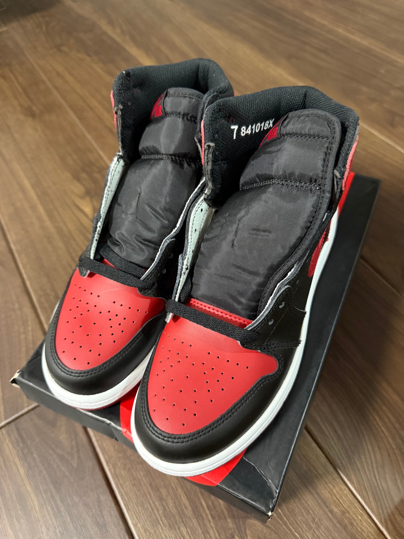 Nike GS Air Jordan 1 Retro High BRED 2016 "BANNED"