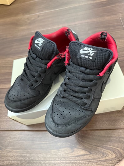 Supreme × Nike SB Dunk Low "Black" (25FW Week2)