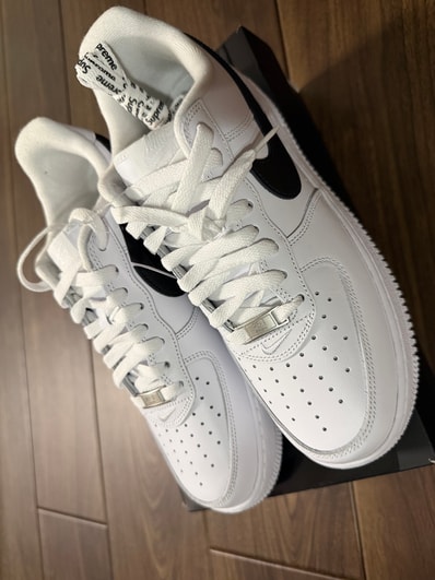Supreme × Nike Air Force 1 Low "White/Black"