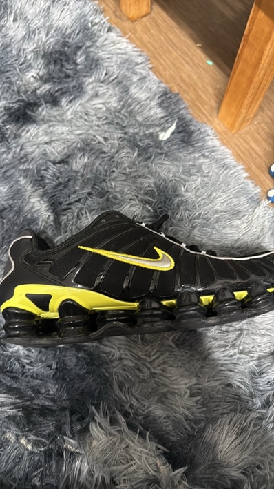 Nike Shox TL "Black/Dynamic Yellow/Metallic Silver"