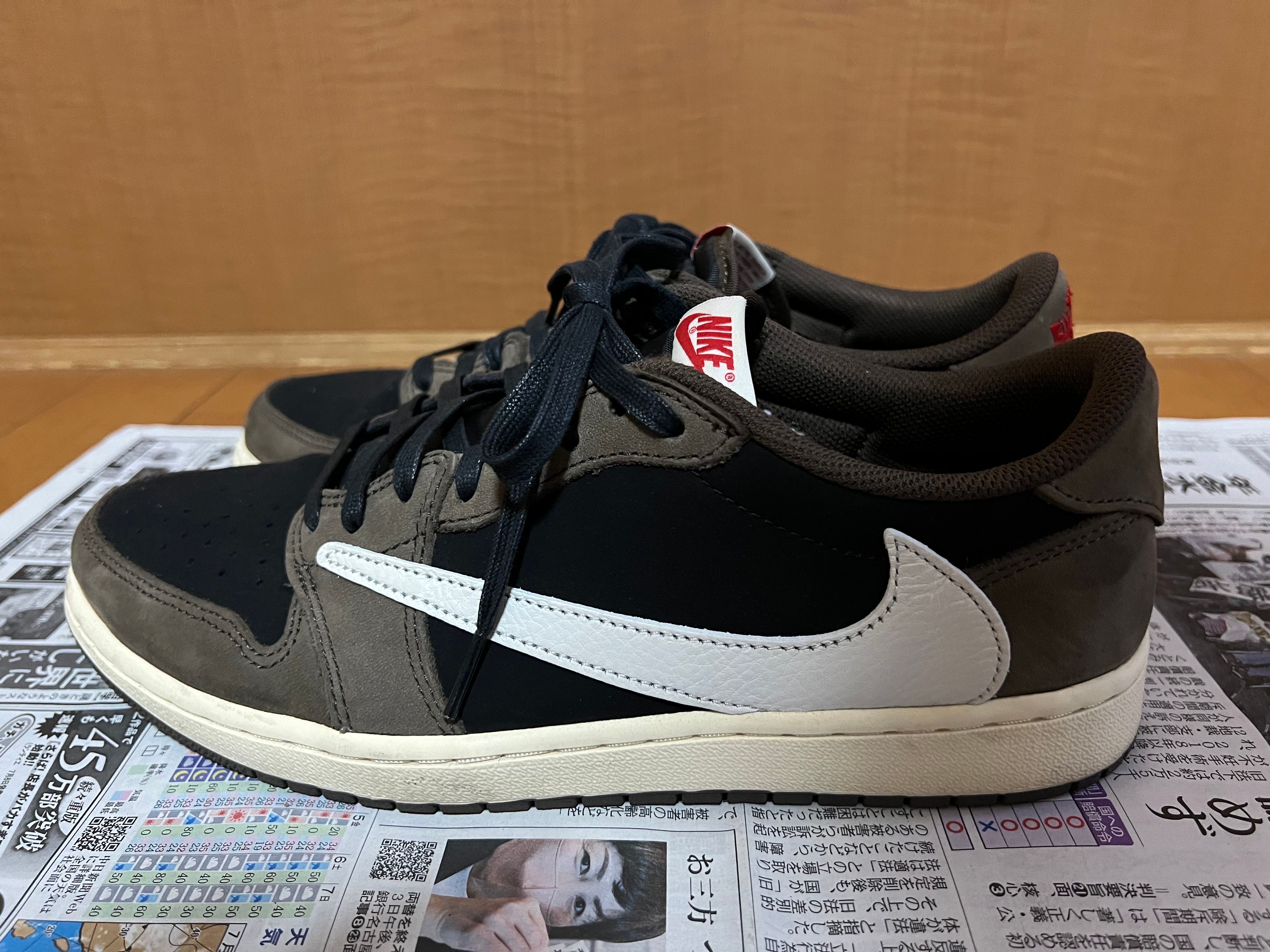 Travis Scott × Nike Air Jordan 1 Low OG SP-T "Black/Dark Mocha"