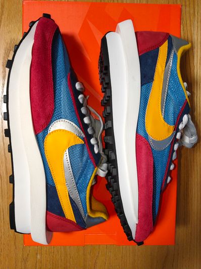 sacai × Nike LDV Waffle "Red/Blue"