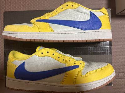 Travis Scott × Nike Women's Air Jordan 1 Retro Low OG "Canary"