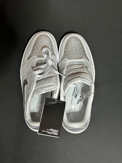 Nike Air Jordan 1 Retro Low OG "Silver"(no Briefcase)