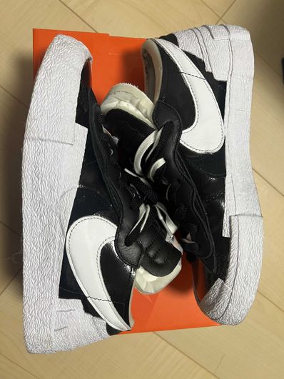 sacai × Nike Blazer Low "Black Patent Leather"
