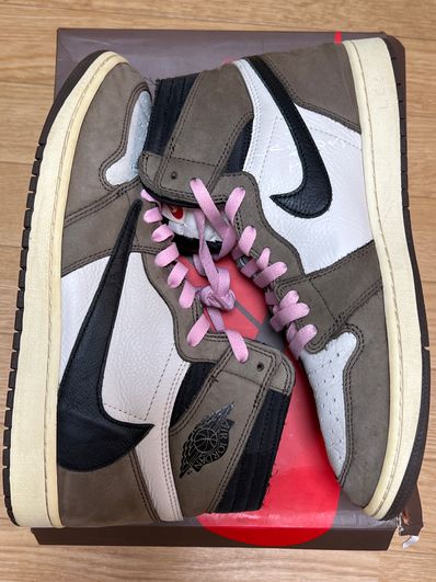 Travis Scott × Nike Air Jordan 1 Retro High OG TS SP "Sail/Dark Mocha"