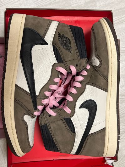 Travis Scott × Nike Air Jordan 1 Retro High OG TS SP "Sail/Dark Mocha"