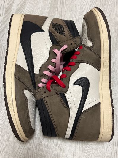 Travis Scott × Nike Air Jordan 1 Retro High OG TS SP "Sail/Dark Mocha"