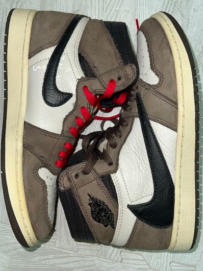 Travis Scott × Nike Air Jordan 1 Retro High OG TS SP "Sail/Dark Mocha"