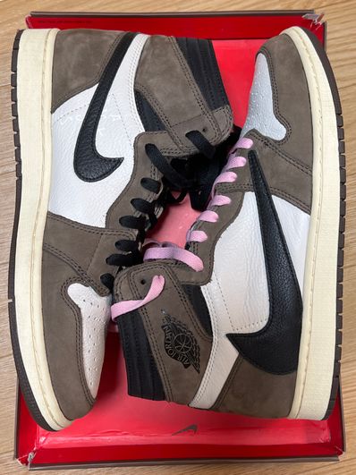 Travis Scott × Nike Air Jordan 1 Retro High OG TS SP "Sail/Dark Mocha"