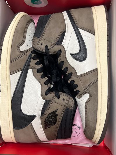 Travis Scott × Nike Air Jordan 1 Retro High OG TS SP "Sail/Dark Mocha"
