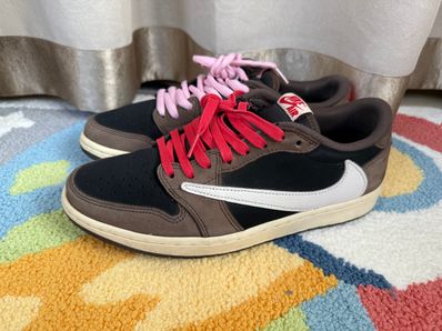 Travis Scott × Nike Air Jordan 1 Low OG SP-T "Black/Dark Mocha"