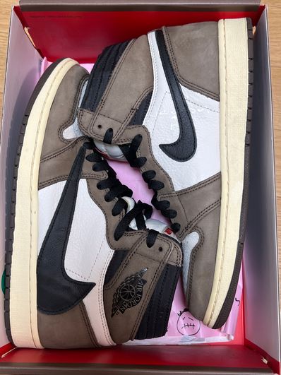 Travis Scott × Nike Air Jordan 1 Retro High OG TS SP "Sail/Dark Mocha"