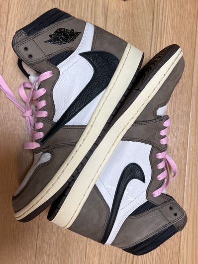Travis Scott × Nike Air Jordan 1 Retro High OG TS SP "Sail/Dark Mocha"