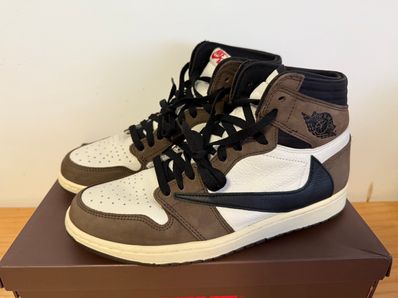 Travis Scott × Nike Air Jordan 1 Retro High OG TS SP "Sail/Dark Mocha"
