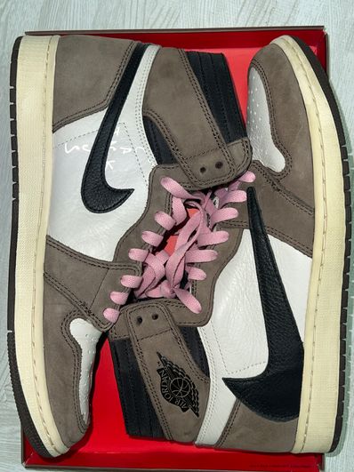 Travis Scott × Nike Air Jordan 1 Retro High OG TS SP "Sail/Dark Mocha"