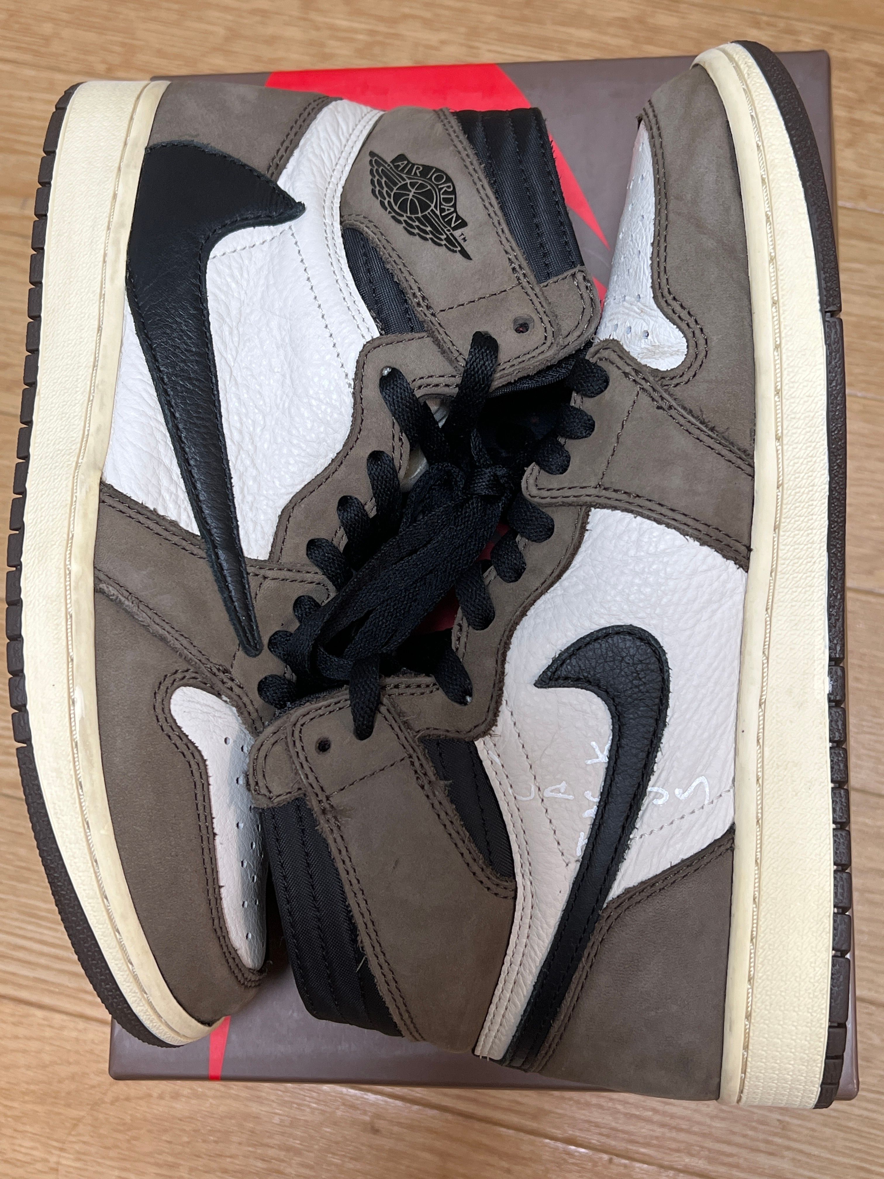 Travis Scott × Nike Air Jordan 1 Retro High OG TS SP "Sail/Dark Mocha"