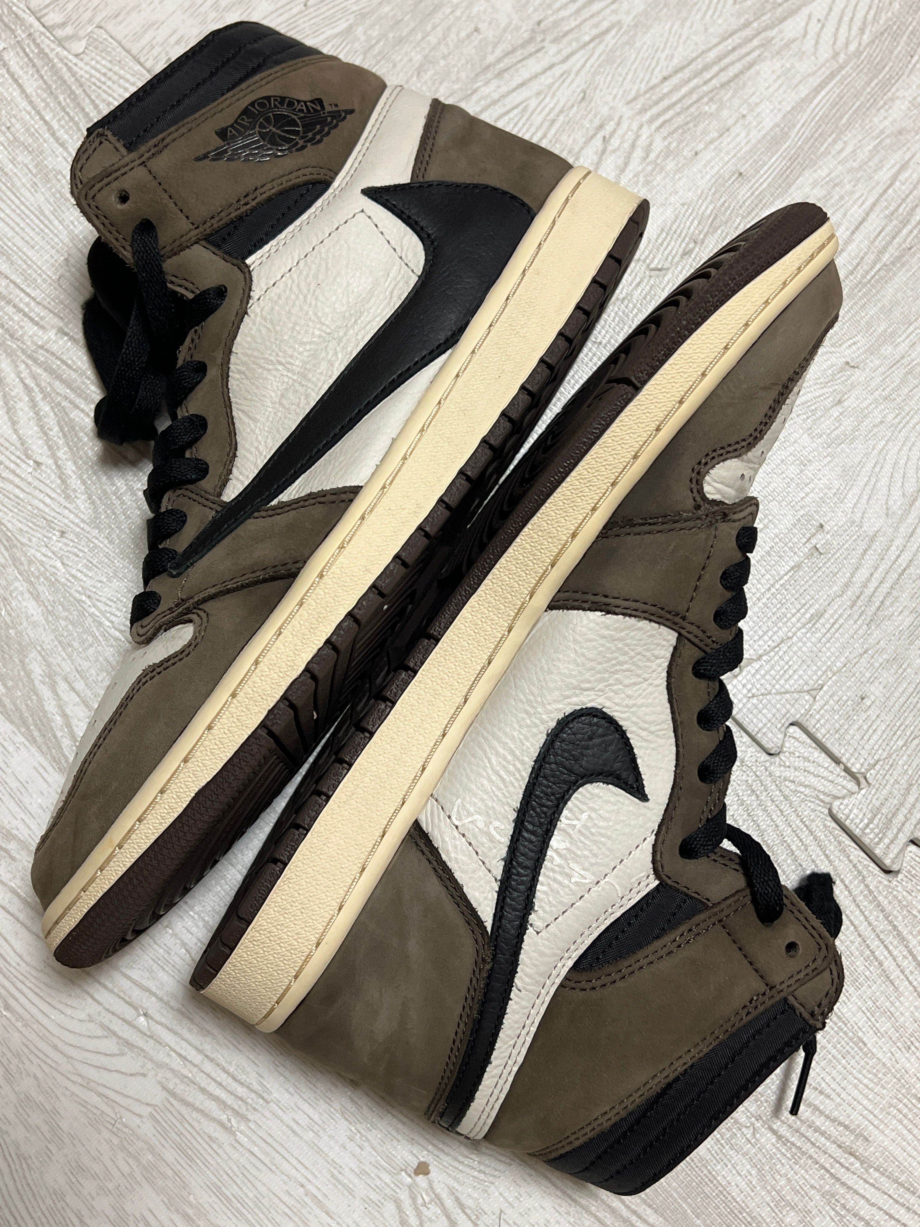 Travis Scott × Nike Air Jordan 1 Retro High OG TS SP "Sail/Dark Mocha"