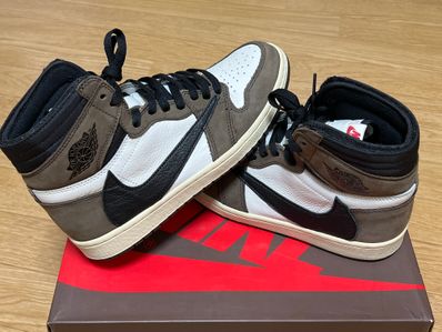 Travis Scott × Nike Air Jordan 1 Retro High OG TS SP "Sail/Dark Mocha"
