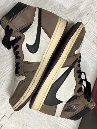 Travis Scott × Nike Air Jordan 1 Retro High OG TS SP "Sail/Dark Mocha"