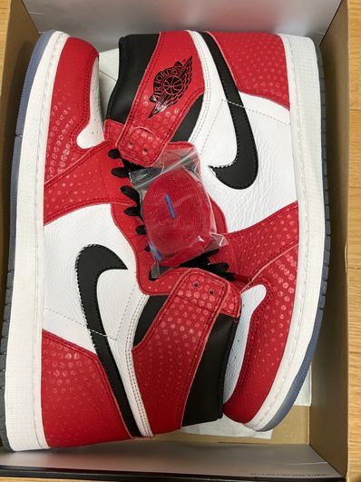 Spiderman × Nike Air Jordan 1 Origin Story "Gym Red/White/Photo Blue/Black"