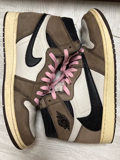 Travis Scott × Nike Air Jordan 1 Retro High OG TS SP "Sail/Dark Mocha"