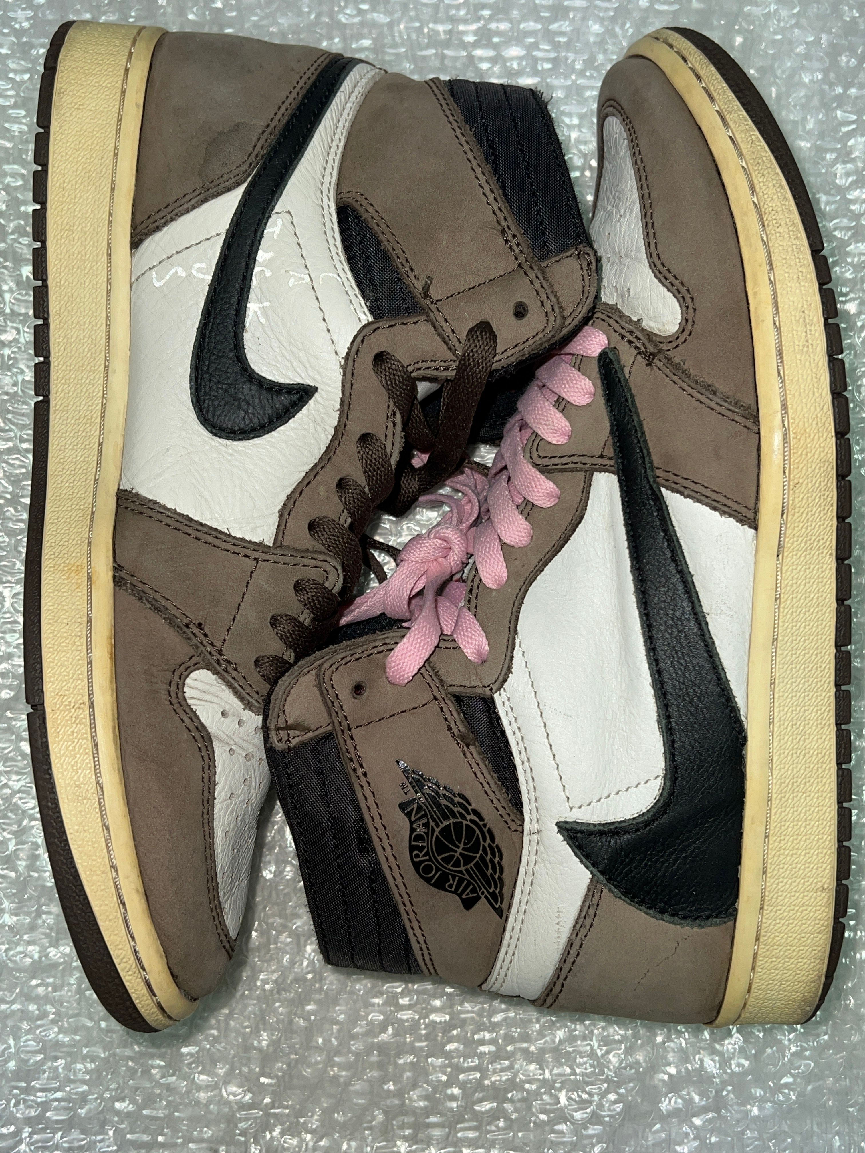 Travis Scott × Nike Air Jordan 1 Retro High OG TS SP "Sail/Dark Mocha"