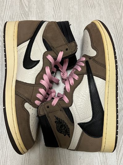 Travis Scott × Nike Air Jordan 1 Retro High OG TS SP "Sail/Dark Mocha"