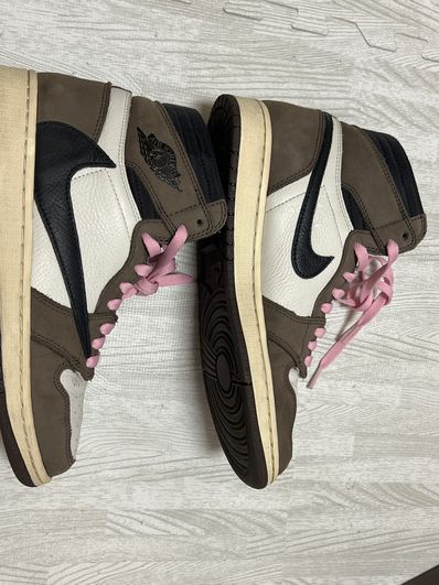Travis Scott × Nike Air Jordan 1 Retro High OG TS SP "Sail/Dark Mocha"