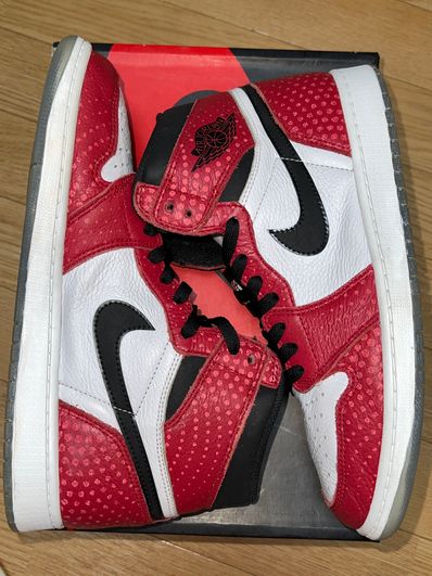Spiderman × Nike Air Jordan 1 Origin Story "Gym Red/White/Photo Blue/Black"