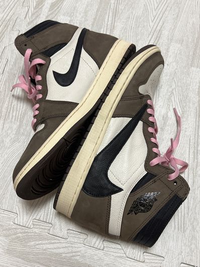 Travis Scott × Nike Air Jordan 1 Retro High OG TS SP "Sail/Dark Mocha"