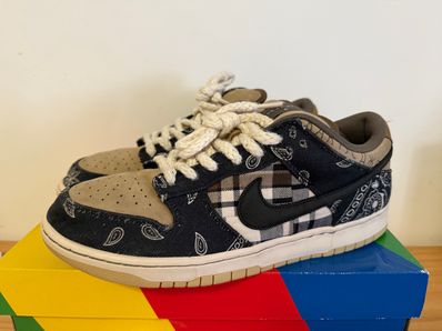 Travis Scott × Nike SB Dunk Low "Black/Parachute Beige"